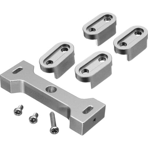 5 Pcs For Wpl B14 B16 B24 1/16 RC Car Parts: 4Pcs Firm Fixed Seat & 1Pcs Beam Center Fixed Cooler Suit Mount Seat Parts