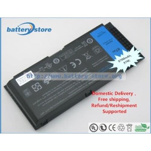 Free ship Genuine battery R8R6F RY6WH TPHRG 823F9 J5CG3 T3NT1 DWG4P FVWT4 N71FM 04GHF for DELL M6800