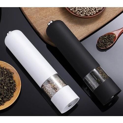 Automatic grinders Salt And Pepper Grain Mill For Herb Spice Black Pepper Electric Grinder Adjustable Kitchen Gadget Accessories