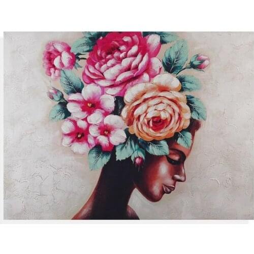 BigBuy Home Painting Flowers By Numbers