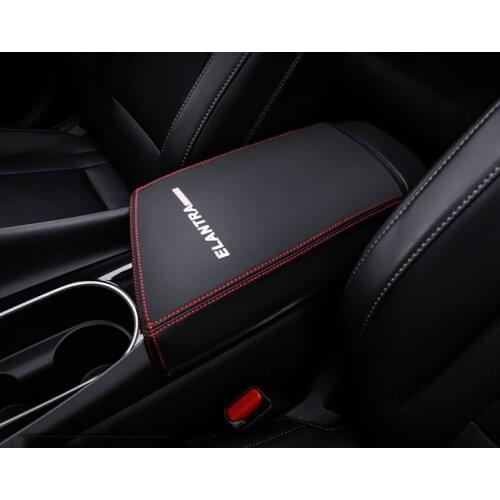 Car Central Armrest Cover for Hyundai Elantra CN7 2020 2021 Storage Box Pad Protector Interior Accessories Auto Parts Styling