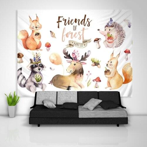 Children Cute Tapestry Art Wall Hanging Home Decor