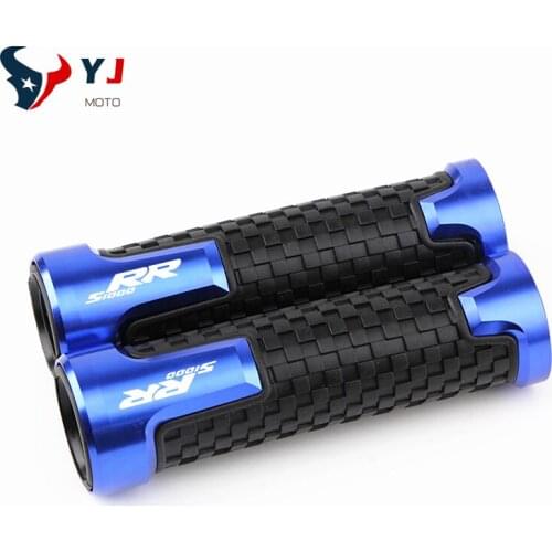 For BMW S1000RR S1000 RR S 1000 RR Motorcycle Accessories 7/8'' 22MM High Quality Universal Rubber Hand End Grips Handle Bar