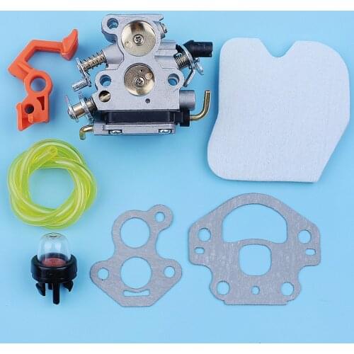 Carburetor Carb Air Filter Primer Bulb Fuel Line Kit For McCulloch CS380 CS340 CS 340 380 Chainsaw Switch Lever Replacement Part