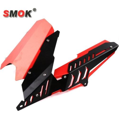 SMOK For Yamaha YZF R3 R25 2013-2017 MT03 2015-2017 CNC Aluminum Alloy Motorcycle Rear Fender Mudguard & Chain Guard Cover Kit