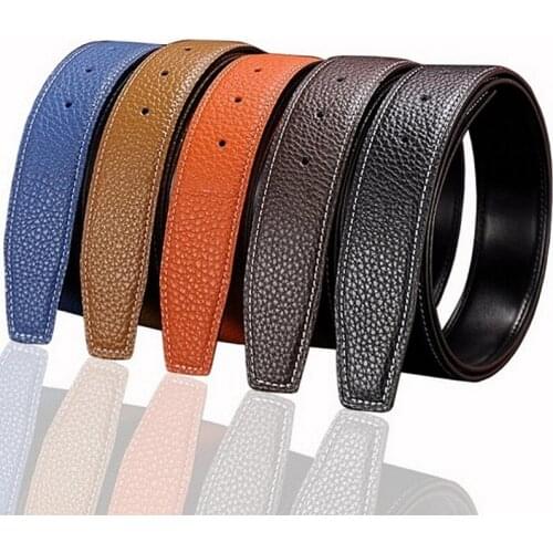 No buckle 2017 fashion leisure business owners belt ladies luxury brand belts H classic design brand belt