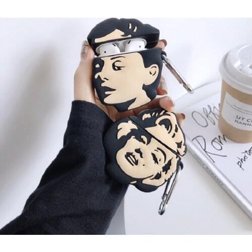 Goddess Portrait Case For Airpods 1 2 Pro Silicone Soft Protector Cover Bluetooth Wireless Headphone Box