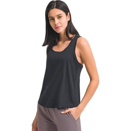Buttery Soft Yoga Top For Women Loose Fit Workout Tank Tops Gym Clothes Sleeveless Racerback Sportswear Running Yoga Shirt