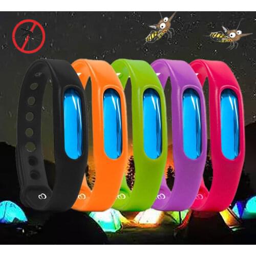 1/2/5pcs Anti Mosquito Bracelet Bug Repellent Silicone Wrist Band Insect Repeller Bangle Baby Pest Control Summer Outdoor Indoor