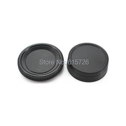 1pairs camera Body cap + Rear Lens Cap Hood Protector for nik&n SLR/DSLR