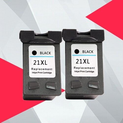 2BK Compatible 21 22 XL Ink Cartridge Replacement for HP 21 22 for HP21 for HP22 21XL 22XL Deskjet F2180 F2280 F4180 F380 380
