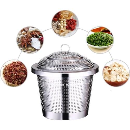304 Stainless Steel Seasoning Pot Tea Filter Tea Ball Brine Ball Seasoning Ball Tea Steeper