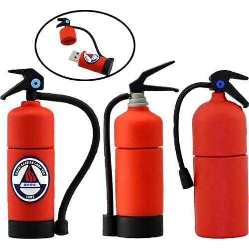 Fire extinguisher bottle Personalizado Creative USB flash drive cle usb 256GB 32GB 128 64 8 16 4 gb memory stick Pendrive U Disk