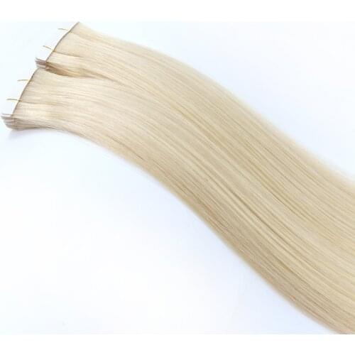 Kayla 2.5g/pc Tape In Human Hair Extension #613 Non-Remy 20/40pcs Straight Skin Weft Natural Black Brown Blonde