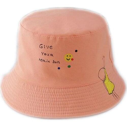 Baby Girl Cap For Newborn Baby Boy Hat Fashion Kids Print Bucket Hat Child Hats for Girls Children Caps Summer Outdoor Sun Hats