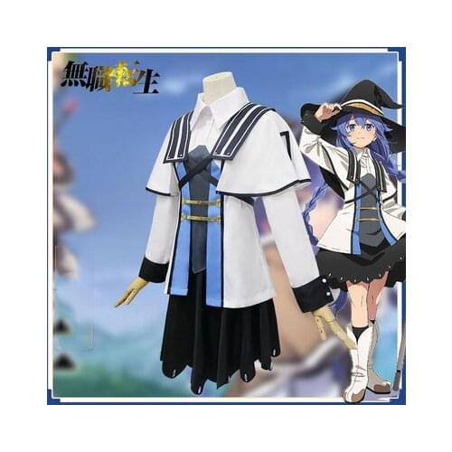 Anime Jobless Reincarnation Roxy Migurdia Cosplay Costume Fancy Witch Dress for Women Carnival Halloween Costume for Women
