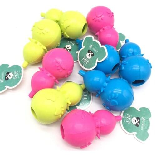 Pet Sof Pet Dog Toys Toy Funny Interactive Elasticity Ball Dog Chew Toy For Dog Tooth Clean Ball Of Food Extra-tough Rubber Ball