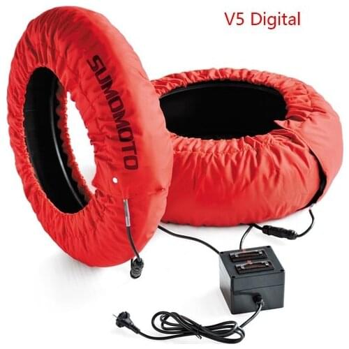 V5 Digital Tyre Warmer SET 17inch CE Sumomoto Color&size Customized Race Motorcycle Deluxe For Motorcycle 2 pcs tires 120/190