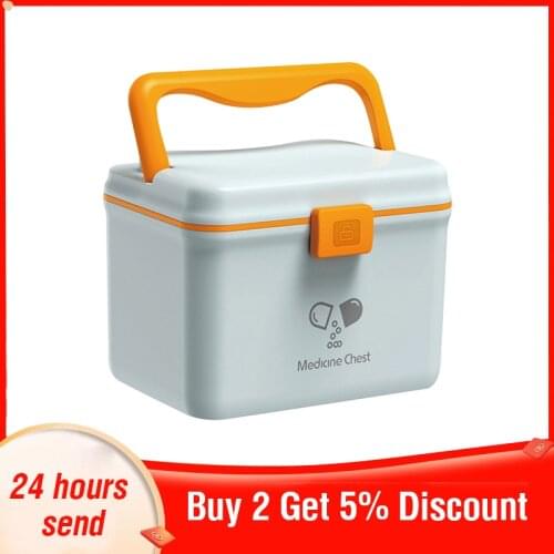 Portable Medical Box Medicine Box Medicine Organizer Medicine Storage Box Medicine Container Home Office Storage Box Organizer
