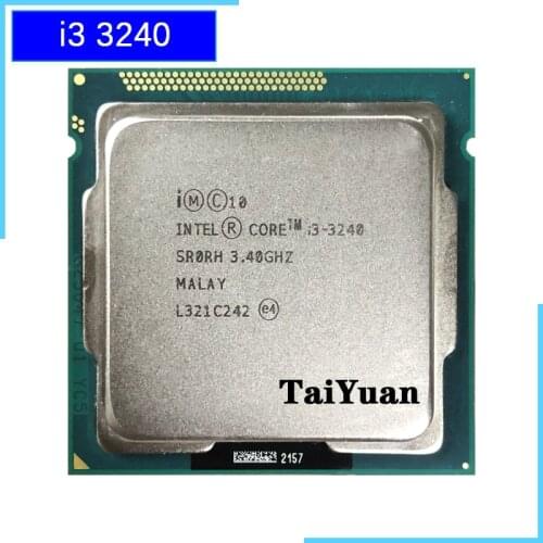 Intel Core i3-3240 i3 3240 3.4 GHz Dual-Core CPU Processor 3M 55W LGA 1155
