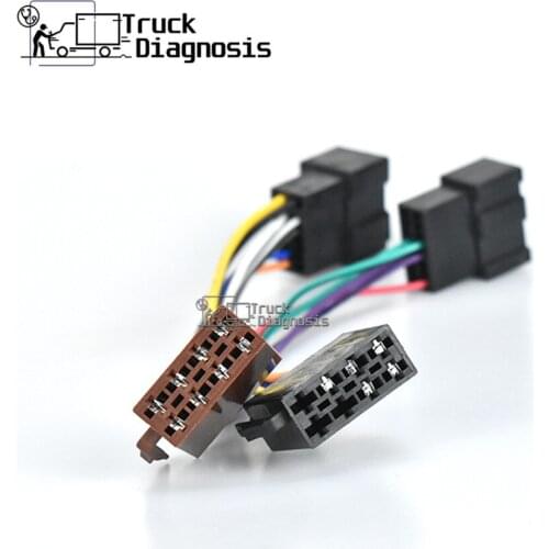 ISO Radio Adapter for BMW for CHEVROLET for OPEL GT Wiring Harness Connector Lead Loom Cable Plug 12-006