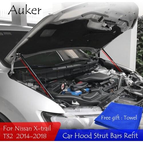 Car Refit Bonnet Hood Gas Shock Lift Strut Bars Support Rod For Nissan X-TRAIL 2014-2018 T32 Car-styling