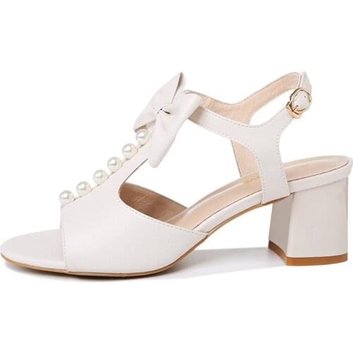 Open-Toe Thick-Heeled Sandals, Flat Buckle Solid Color WomenS Shoes, WomenS Platform Shoes
