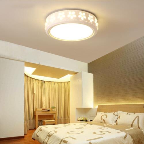 Warm romantic room lighting creative personality living room lamps bedroom lights round simple modern small bedroom ceiling led