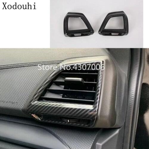 Car Inner Garnish Switch Vent Outlet Air Condition Front Right Left Panel Control Trim Frame For Subaru Forester 2018 2019 2020