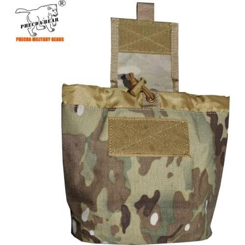 PHECDA MILITARY GEAR 1000D military molle pouch water-repellent tactical ammo pouch nylon army magazine dump pouch hunting pouch