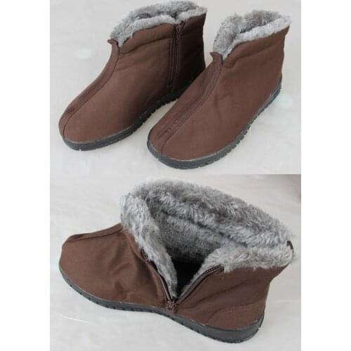 High quality EU35~EU46 winter warm buddhism zen lay nun boots buddhist shaolin monk kung fu martial arts shoes black/gray/yellow