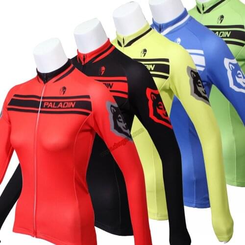 Top quality classical fleece cool cycling jerseys for ladies long sleeved Jersey bike riding Anti Shrink for winter fashionable