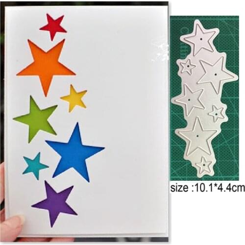 Star Border Metal Cutting Dies Stencil DIY Scrapbooking DIY Paper Card Photo Album Making Supplies Embossing Metal Craft Dies