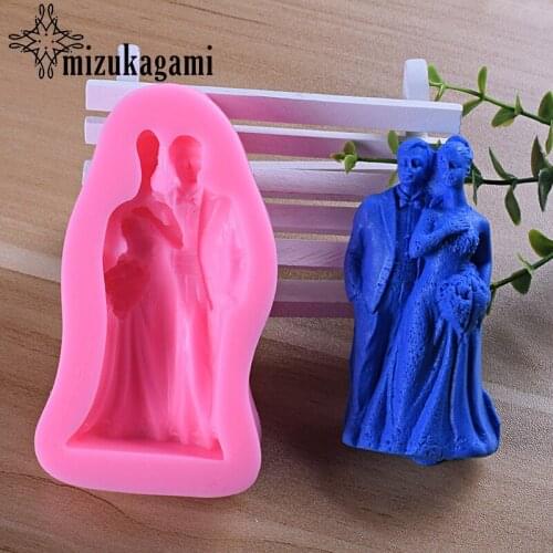 1pcs UV Resin Liquid Silicone Mold 3D Wedding Resin Molds For DIY Pendant Charms Making Wedding Gift Finding Accessories