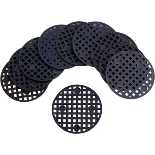 100Pcs Flower Pot Hole Mesh Pad, 4.5cm Diameter Round Bonsai Pot Bottom Grid Mat