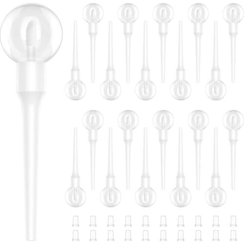 5PCS 6ml/11ml Clear Lollipop Bulb Candy Design Empty Gloss Lipgloss Tube Lips Balm Bottle Brush Container Mini Refillable Bottle