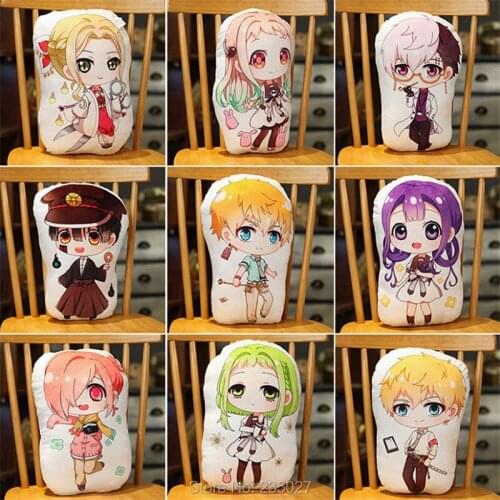 Anime Toilet-Bound Hanako-kun Figure Toys Nanamine Sakura Minamoto Kou Yahiro Nene Plush Doll Pillow 40cm Cosplay for Gift