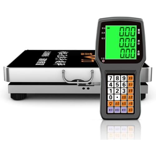 Wireless Electronic Weighing Platform Scale Accurate 300kg Portable Commercial Scale Portable Separated Express Scale