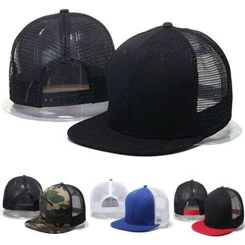 2019 new summer hip hop blank light board cap hiphop mesh hat ladies outdoor visor adjustable mens flat hats baseball caps