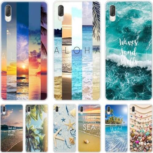 Summer beach starfish blue sky Case For Sony Xperia L1 L2 L3 X XA XA1 XA2 Ultra E5 XZ XZ1 XZ2 Compact XZ3 M4 Aqua Z3 Z5 Premium