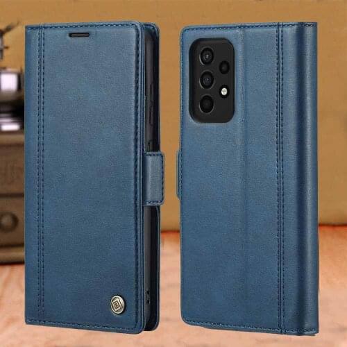 Flip Case For Samsung Galaxy A02S A12 A52 A72 Case Class Classic Phone Cover For Samsung A22 A32 A51 A71 Case Magnetic Pocket