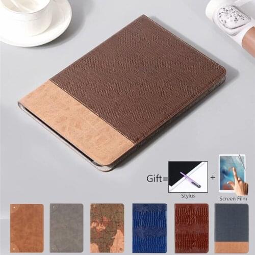 For Samsung Galaxy Tab A 10.1 2019 SM-T510 T515 Case PU Leather Magnetic Flip Cover For Samsung Tab A7 10.4 T500 SM-T500 SM-T505