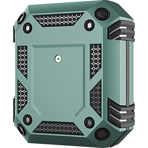 Hard Case For Apple Airpods 2 1 Case Luxury Anti-fall Wireless Bluetooth Cover For Airpods 2 1 Case For Air pods 2 With Keychain