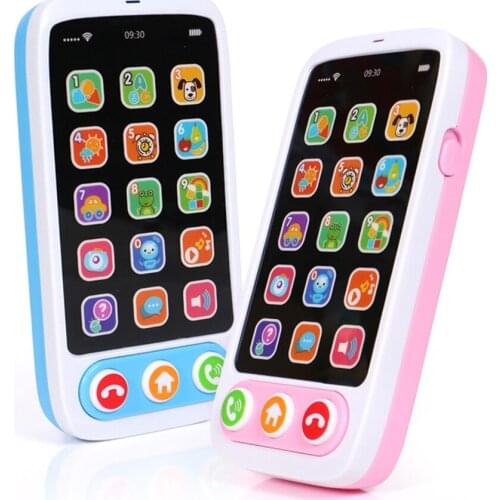 Kids Smart Charging Phone Toy Music Sound Light Simulation Mobile Children Creativity Early Educational Toy For Children
