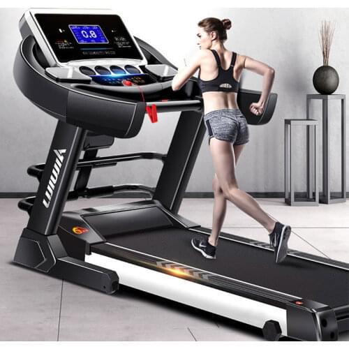 Home Electric Folding Shock Absorption Ultra-quiet Music Multi-function Sports Fitness Equipment Treadmill