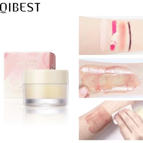 QIBEST Makeup Remover Cream Deep Clean Pores Skin Care Face Eye Lip Cleansing Balm Refreshing Cleansing Cream Faical Cosmetics