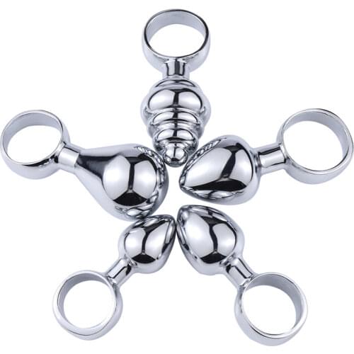 Metal Anal Butt Plug Anus Beads Massage Sex Toys For Women Men Gay Masturbation Adult Products Couples Flirting Games Aluminium