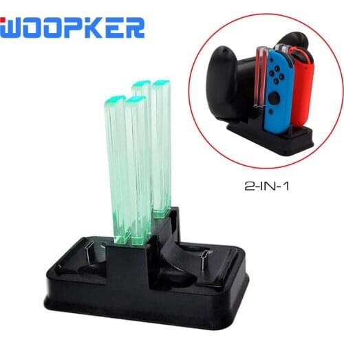 For Nintend Joy-con Charger with LED Indication for Switch Pro Controller Charge Dock