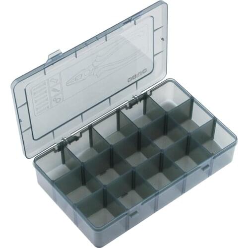 15 girds multi-functional Tool box Portable Parts storage box tool Screwdriver Nuts Kits Repair tool organizer container