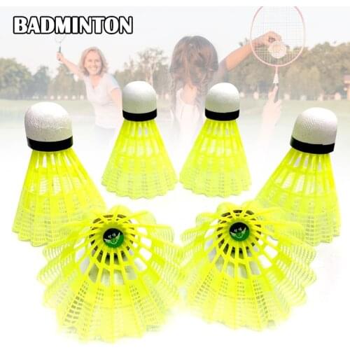 Nylon Badminton Shuttlecocks with Great Stability Durability Indoor Outdoor Sports Training Balls EIG88